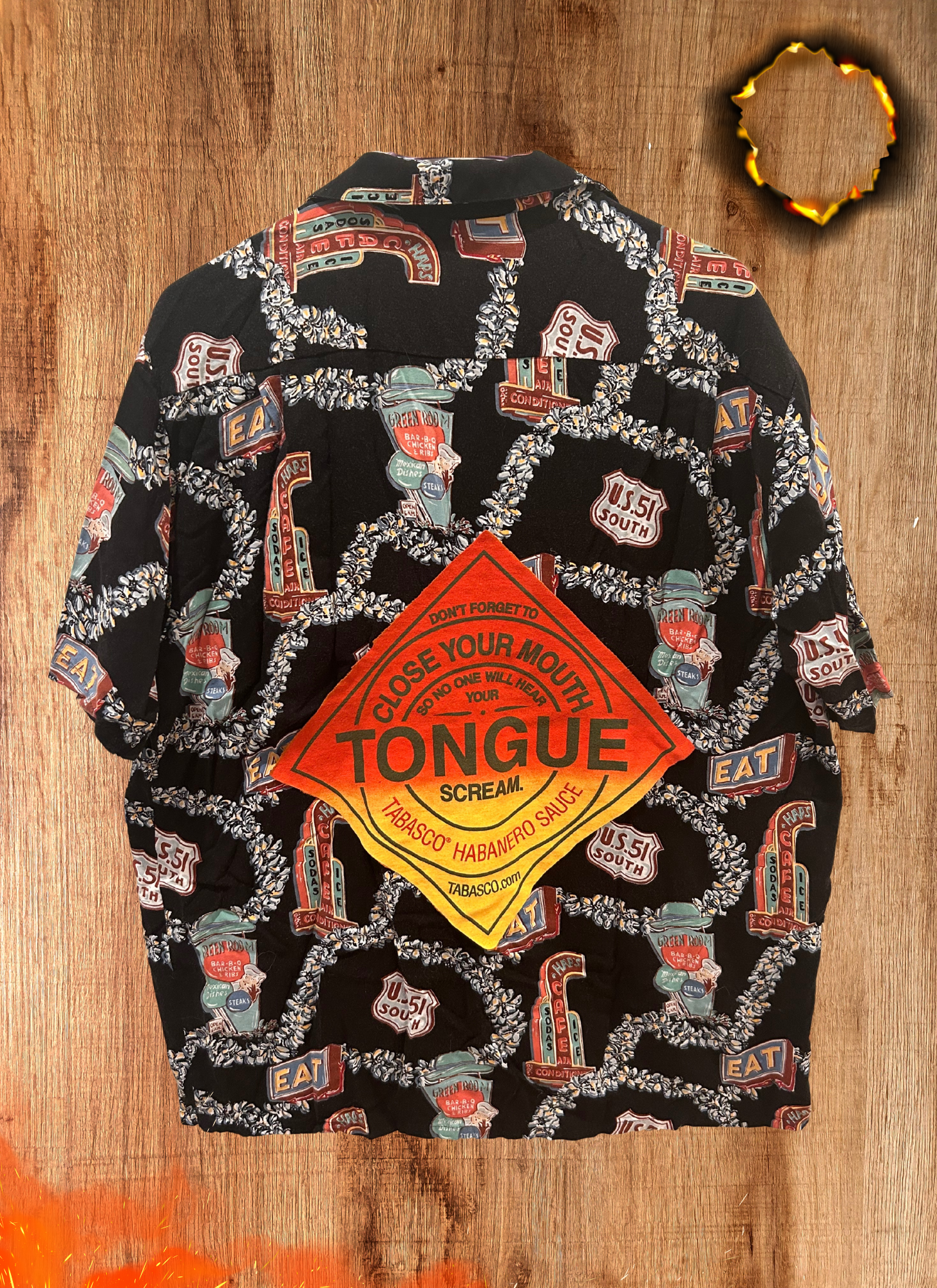 Back of Tabasco Shirt